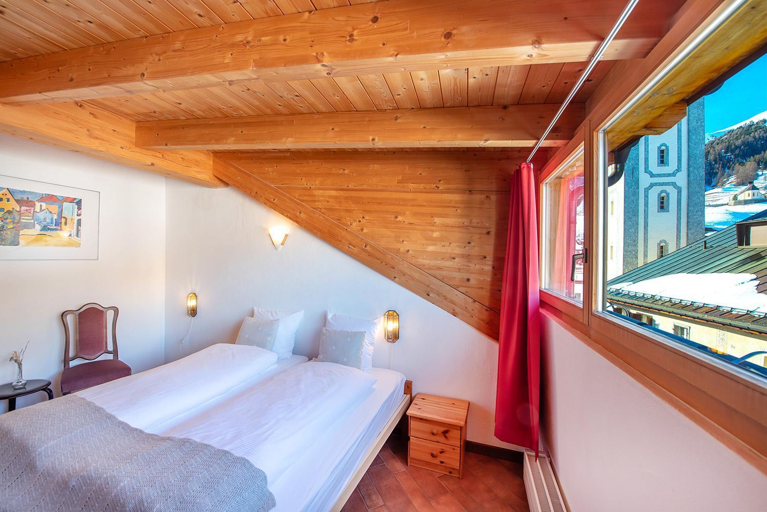 Weisses Kreuz - Crusch Alva Bed and Breakfast Samedan Eksteriør billede